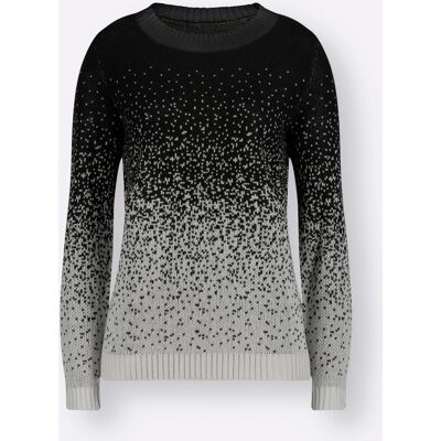Witt Jacquardpullover schwarz-gemustert 56 female Witt Jacquardpullover schwarz-gemustert 56 female