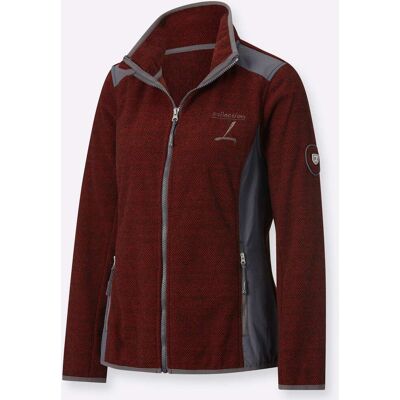 Witt Fleecejacke erdbeere-anthrazit-meliert 36 female Witt Fleecejacke erdbeere-anthrazit-meliert 36 female