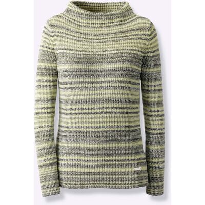 Witt Langarm-Pullover khaki-ecru-meliert 42 female Witt Langarm-Pullover khaki-ecru-meliert 42 female