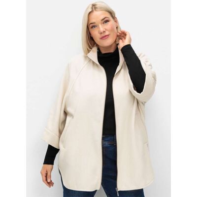 sheego Jacke beige 42 female sheego Jacke beige 42 female