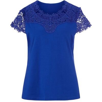 Witt Spitzenshirt royalblau 40 female Witt Spitzenshirt royalblau 40 female