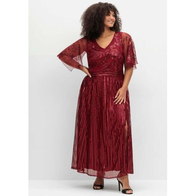 sheego Abendkleid dunkelrot 52 female sheego Abendkleid dunkelrot 52 female