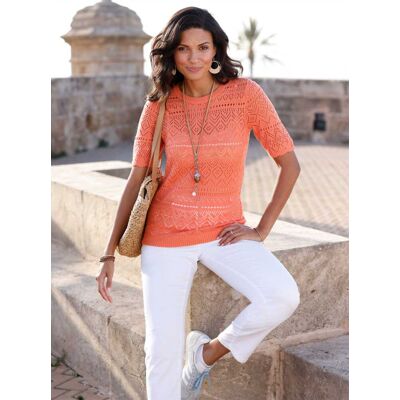 Witt Ajourpullover papaya 44 female Witt Ajourpullover papaya 44 female