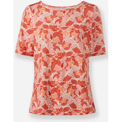 Witt Print-Shirt papaya-apricot-bedruckt 38 female Witt Print-Shirt papaya-apricot-bedruckt 38 female