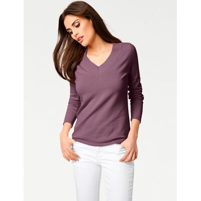 heine V-Ausschnitt-Pullover mauve 48 female heine V-Ausschnitt-Pullover mauve 48 female