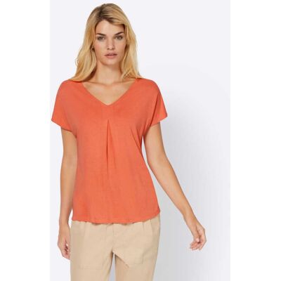 heine Kurzarmshirt mandarine 46 female heine Kurzarmshirt mandarine 46 female