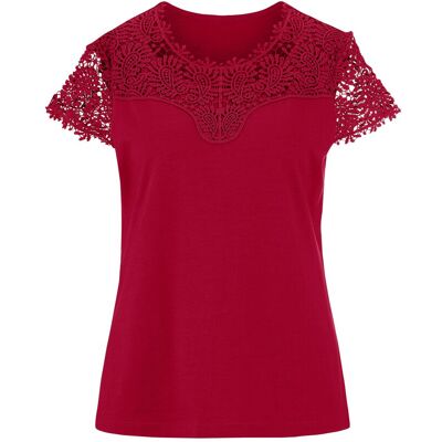 Witt Spitzenshirt rot 48 female Witt Spitzenshirt rot 48 female