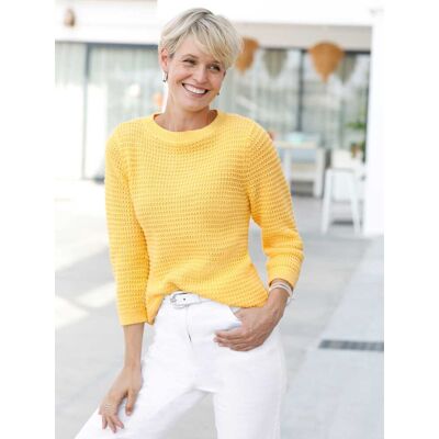Witt 3/4-Arm-Pullover gelb 54 female Witt 3/4-Arm-Pullover gelb 54 female
