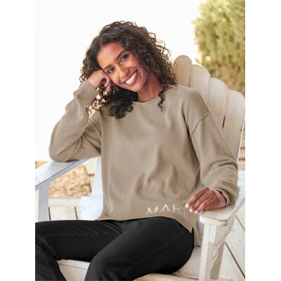 heine Baumwollpullover sesam 48 female heine Baumwollpullover sesam 48 female