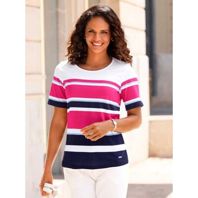 Witt Ringelshirt marine-fuchsia-geringelt 36 female Witt Ringelshirt marine-fuchsia-geringelt 36 female
