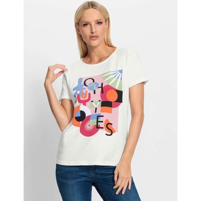 heine Rundhalsshirt weiß 46 female heine Rundhalsshirt weiß 46 female