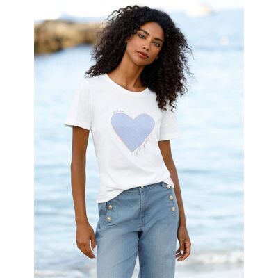 heine T-Shirt ecru 34 female heine T-Shirt ecru 34 female