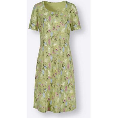 Witt Jerseykleid lindgrün-khaki-bedruckt 50 female Witt Jerseykleid lindgrün-khaki-bedruckt 50 female