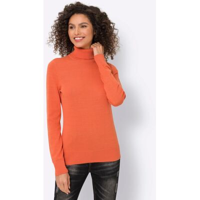 heine Rollkragenpullover orange 46 female heine Rollkragenpullover orange 46 female