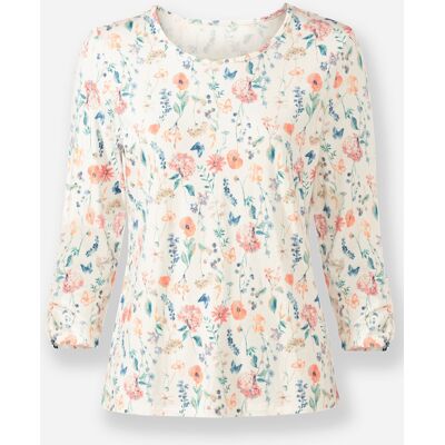 Witt Print-Shirt ecru-flamingo-bedruckt 42 female Witt Print-Shirt ecru-flamingo-bedruckt 42 female