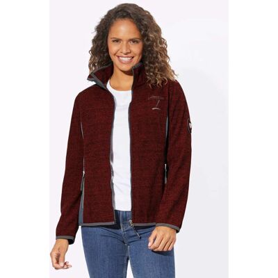 Witt Fleecejacke erdbeere-anthrazit-meliert 50 female Witt Fleecejacke erdbeere-anthrazit-meliert 50 female