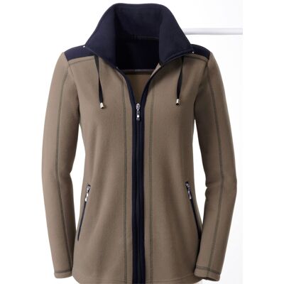 Witt Fleecejacke beige-schwarz 52 female Witt Fleecejacke beige-schwarz 52 female