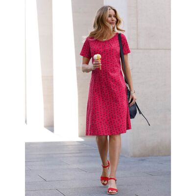 Witt Jerseykleid erdbeere-ecru-bedruckt 46 female Witt Jerseykleid erdbeere-ecru-bedruckt 46 female