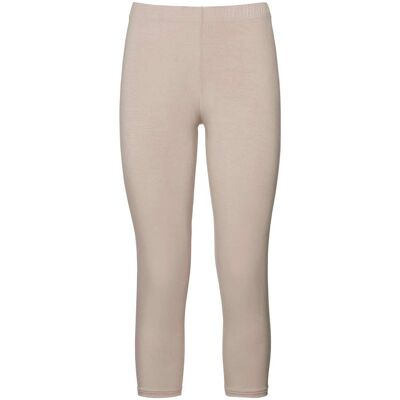 wäschepur Leggings 3/4-lang schwarz + sand 40 female wäschepur Leggings 3/4-lang schwarz + sand 40 female