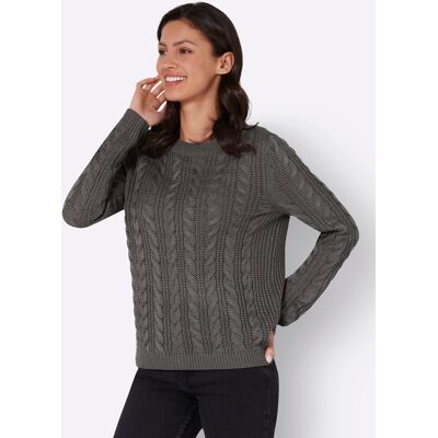 Witt Rundhalspullover grau 46 female Witt Rundhalspullover grau 46 female
