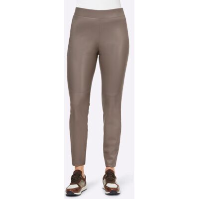 heine Lederimitathose taupe 50 female heine Lederimitathose taupe 50 female