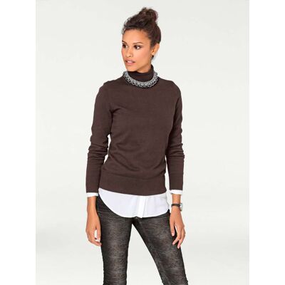 heine Rollkragenpullover schokobraun 42 female heine Rollkragenpullover schokobraun 42 female