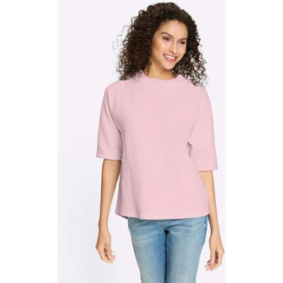 heine Stehkragenshirt hellrosé 40 female heine Stehkragenshirt hellrosé 40 female