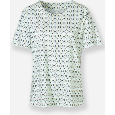 Witt Kurzarmshirt mint-pistazie-bedruckt 42 female Witt Kurzarmshirt mint-pistazie-bedruckt 42 female