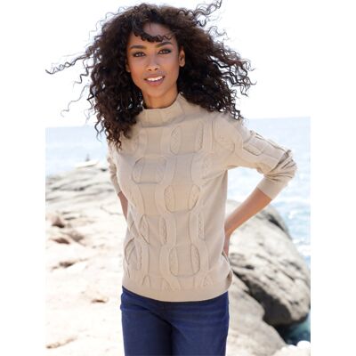 heine Pullover sesam 46 female heine Pullover sesam 46 female