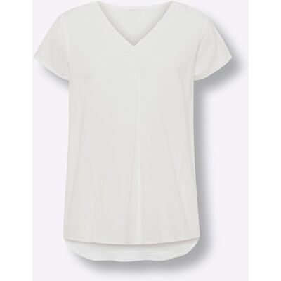 heine Kurzarm-Bluse ecru 42 female heine Kurzarm-Bluse ecru 42 female