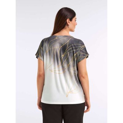 Witt Print-Shirt hellgrau-schwarz-bedruckt 50 female Witt Print-Shirt hellgrau-schwarz-bedruckt 50 female