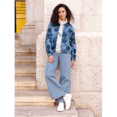 Witt Jeansjacke jeansblau-gemustert 44 female Witt Jeansjacke jeansblau-gemustert 44 female