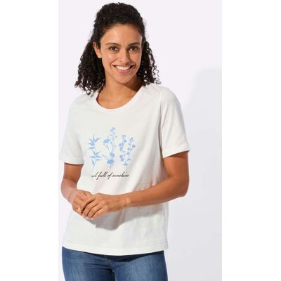 Witt Kurzarmshirt ecru-himmelblau-bedruckt 54 female Witt Kurzarmshirt ecru-himmelblau-bedruckt 54 female
