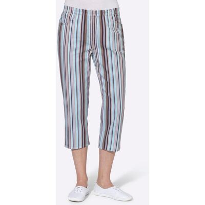 Witt Caprihose aqua-gestreift 38 female Witt Caprihose aqua-gestreift 38 female