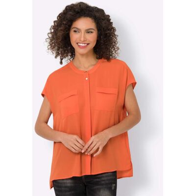 heine Kurzarm-Bluse orange 42 female heine Kurzarm-Bluse orange 42 female