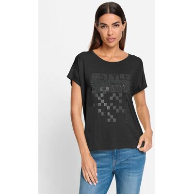 heine Rundhalsshirt schwarz 46 female heine Rundhalsshirt schwarz 46 female