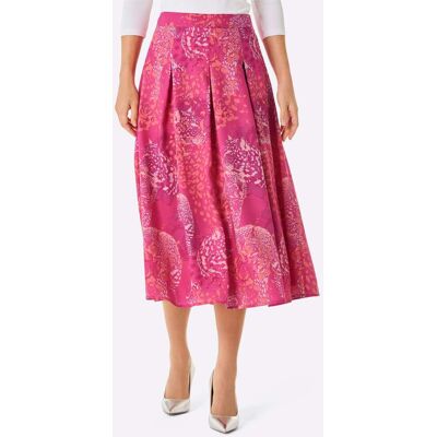 CREATION L PREMIUM A-Linien-Rock fuchsia-koralle-bedruckt 36 female CREATION L PREMIUM A-Linien-Rock fuchsia-koralle-bedruckt 36 female