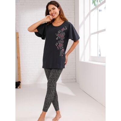 Witt Leggings schwarz-grau-bedruckt 38 female Witt Leggings schwarz-grau-bedruckt 38 female
