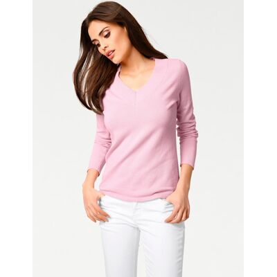 HEINE V-Pullover Damen Gr. 46 rosa - Pullover HEINE V-Pullover Damen Gr. 46 rosa - Pullover