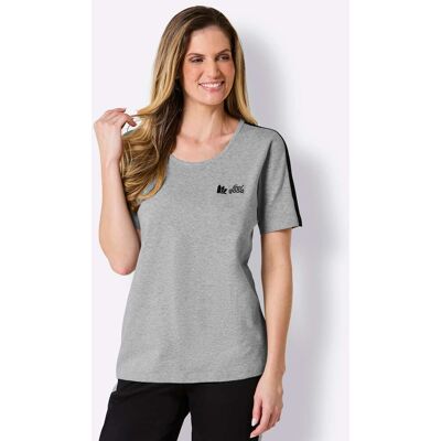 feel good Shirt grau-meliert-schwarz 48/50 female feel good Shirt grau-meliert-schwarz 48/50 female