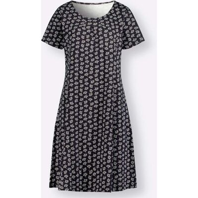 Witt Jerseykleid marine-ecru-bedruckt 52 female Witt Jerseykleid marine-ecru-bedruckt 52 female