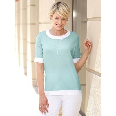 Witt Kurzarmpullover kalkmint 40 female Witt Kurzarmpullover kalkmint 40 female