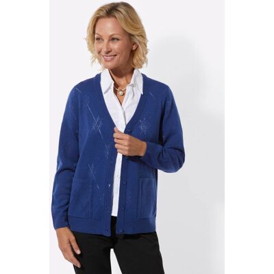 Witt Ajourstrickjacke royalblau 40 female Witt Ajourstrickjacke royalblau 40 female