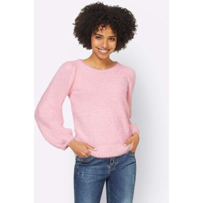 heine Strickpullover hellrosé 46 female heine Strickpullover hellrosé 46 female