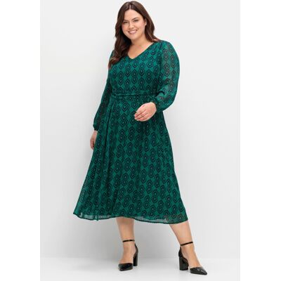 sheego by Joe Browns Druckkleid grün-blau 46 female sheego by Joe Browns Druckkleid grün-blau 46 female