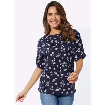 Witt Kurzarmshirt marine-ecru-bedruckt 54 female Witt Kurzarmshirt marine-ecru-bedruckt 54 female