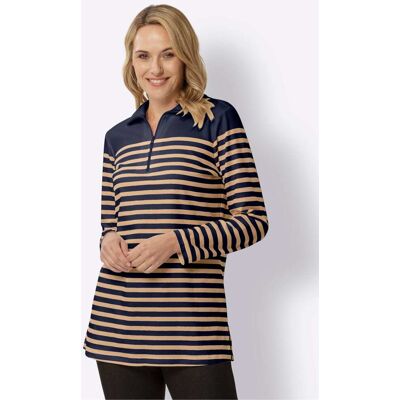 Witt Longsweatshirt marine-camel-gestreift 42 female Witt Longsweatshirt marine-camel-gestreift 42 female