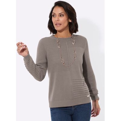 Witt Rundhalspullover taupe 36 female Witt Rundhalspullover taupe 36 female