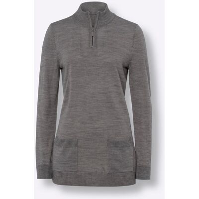Witt Stehkragenpullover grau-meliert 42 female Witt Stehkragenpullover grau-meliert 42 female