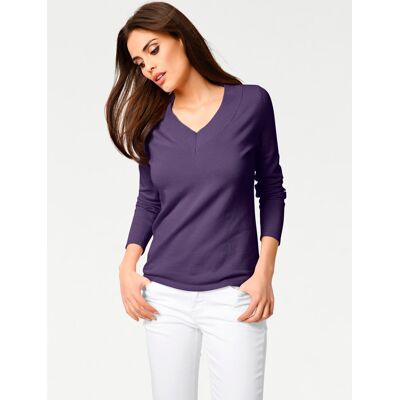 heine V-Ausschnitt-Pullover pflaume 40 female heine V-Ausschnitt-Pullover pflaume 40 female